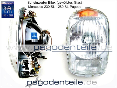 Scheinwerfer Mercedes Originalteil Bilux Mercedes 230 280 SL SL Pagode